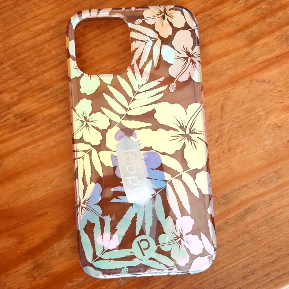 Loopy i12 6.1 phone case clear paradise print